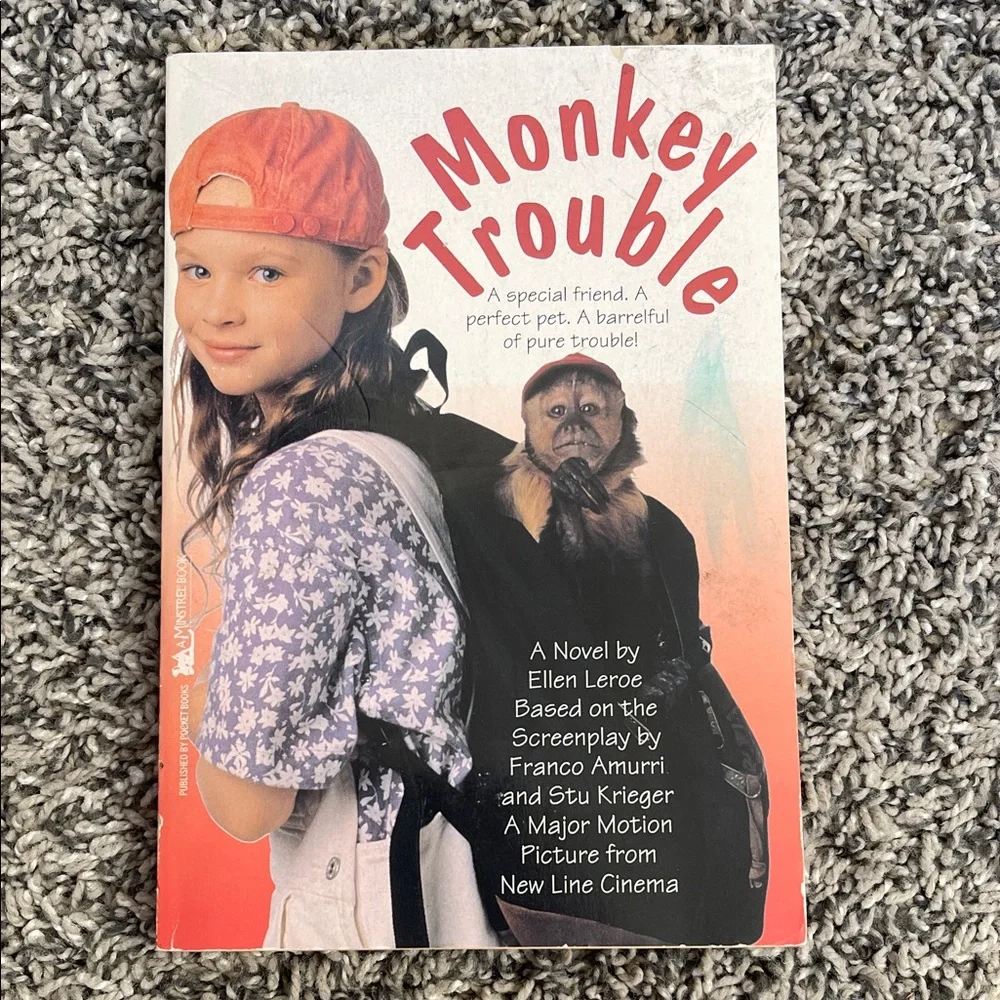 Monkey Trouble by Ellen Leroe based on screenplay major motion picture book